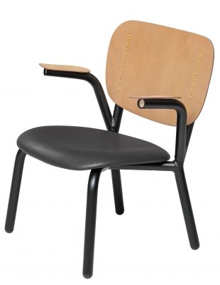 Emil Rosi Lounge Chair with Armrest Functionals   